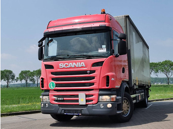 Curtain side truck SCANIA G 320