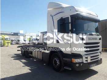 Container transporter/ Swap body truck Scania G450: picture 1