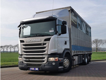 Curtain side truck SCANIA G 450
