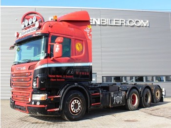 Container transporter/ Swap body truck Scania G480 8x4*4 hoglift: picture 1