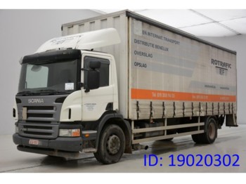 Curtain side truck Scania P230: picture 1