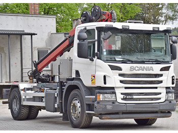 Scania P 250 * HMF 635 K2 + FUNK * TOPZUSTAND  - Crane truck, Cab chassis truck: picture 4