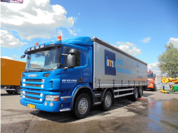 Curtain side truck Scania P 360 B 8X2: picture 1