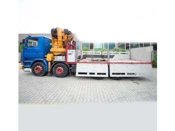Dropside/ Flatbed truck Scania R143 + Effer 80N-3S+ Jib: picture 1