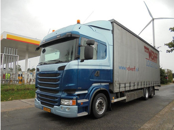 Curtain side truck SCANIA R 410