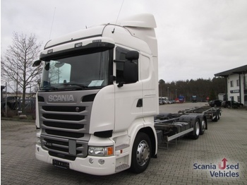 Container transporter/ Swap body truck Scania R410LB6X2MNB / kompl. Zug / Mega: picture 1