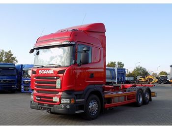 Container transporter/ Swap body truck Scania R450: picture 1