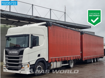 Curtain side truck SCANIA R 450