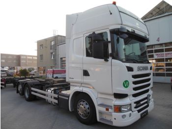Container transporter/ Swap body truck Scania R450, BDF, RETARDER, 6X2, EURO 6: picture 1
