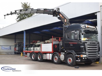 Dropside/ Flatbed truck, Crane truck Scania R500-V8 PM Serie 48 SP, 8x Extended, 8x4, Manuel Retarder, Truckcenter Apeldoorn: picture 1