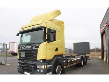 Container transporter/ Swap body truck Scania R520 EURO 6: picture 1