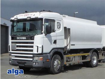 Tanker truck Scania R 124, 15.000 ltr, Klima, 4 Kammern, Pumpe, Zähle: picture 1