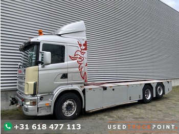 Container transporter/ Swap body truck Scania R 144L-460 / 6X2 / Manual / Euro 2 / V8 / Airco / NL-Truck: picture 1