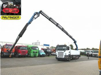 Dropside/ Flatbed truck Scania R 270LB6x2 Pritsche Heckkran Palfinger PK 29002: picture 1