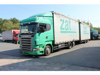 Curtain side truck Scania R 420 LB6X2 + SCHWARZMÜLLER: picture 1