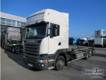 Container transporter/ Swap body truck Scania R 450 LB6x2*4MNB SCR only LBW Topline Lenk Lift Ac: picture 1