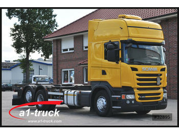 Container transporter/ Swap body truck Scania R 450 LB6x2 MNB,Topline, Euro 6, Standklima, Ret: picture 1