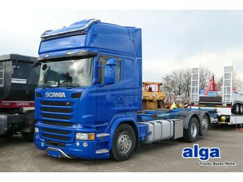 Container transporter/ Swap body truck Scania R 450 Topliner/Liftachse/LBW: picture 1