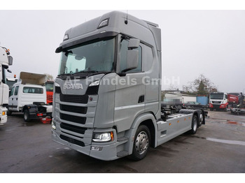 Container transporter/ Swap body truck SCANIA S 450