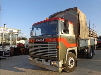 Curtain side truck Scania SCANIA VABIS LBS 110 SUPER (6X2): picture 1