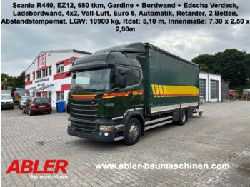 Curtain side truck SCANIA R 440