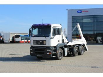 Skip loader truck MAN TGA 26.430 6x2/4 BL