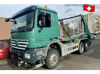 Skip loader truck Mercedes-Benz 2644. 6x4/4