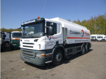 Tank truck Scania P380 6X2 fuel tank 20.6 m3 / 4 comp + dual pump/counter/hoses