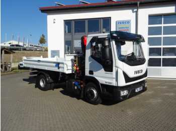 Tipper Iveco Eurocargo ML80E22 Kipper + Kran Fassi F40 +Funk