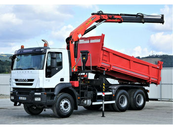 Tipper Iveco Trakker 410 Kipper 5,00m + Kran *6x4*