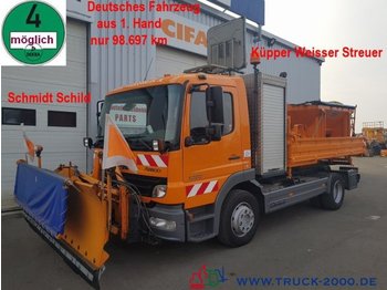 Tipper Mercedes-Benz 1222 Winterdienst mit Schild + Streuer Nur 99TKM
