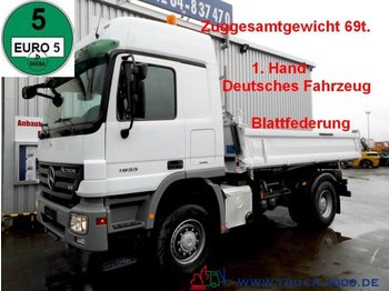 Tipper Mercedes-Benz 1855 4x4 V8 3S. 69t.ZugGesamt Blatt leaf springs