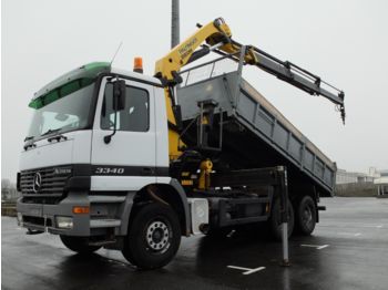 Tipper Mercedes-Benz ACTROS 3340*PALFINGER PK21.000*MANUAL GEARB*TIPP