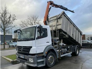 Tipper Mercedes-Benz AXOR 1824 4X2 MANUAL EURO 4 + PALFINGER PK6500 M