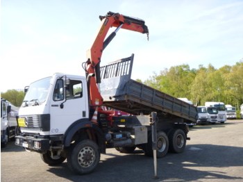 Tipper Mercedes SK 2631 6x6 tipper + Palfinger PK23500D