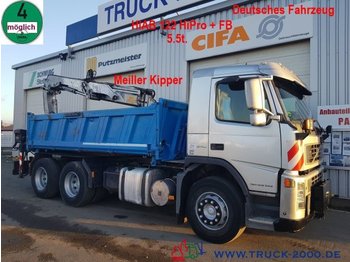 Tipper Volvo FM 340 Meiller Hiab122 HiPro+FB+5.+6.Steuerkreis