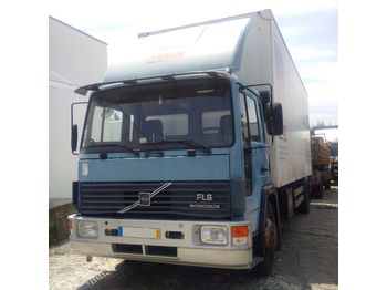 Box truck VOLVO FL614 left hand drive Intercooler 14 ton on big wheels tail lift: picture 1
