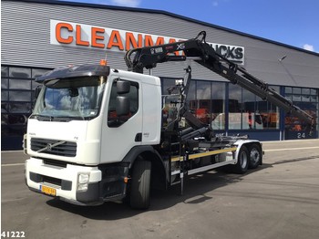 Hook lift truck, Crane truck Volvo FE 320 Hiab 16 ton/meter laadkraan: picture 1