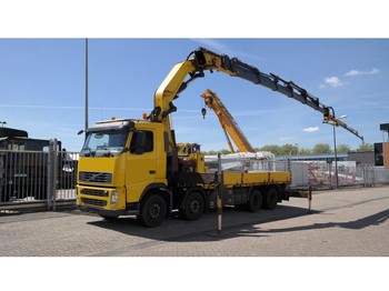 Truck Volvo FH12.460 8X4 OPEN BOX WITH EFFER 550 CRANE WITH JIB 405.000KM: picture 1