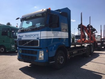 Truck for transportation of timber Volvo FH 480 6x2 Holztransporter mit Penz 10000 SH Kran: picture 1