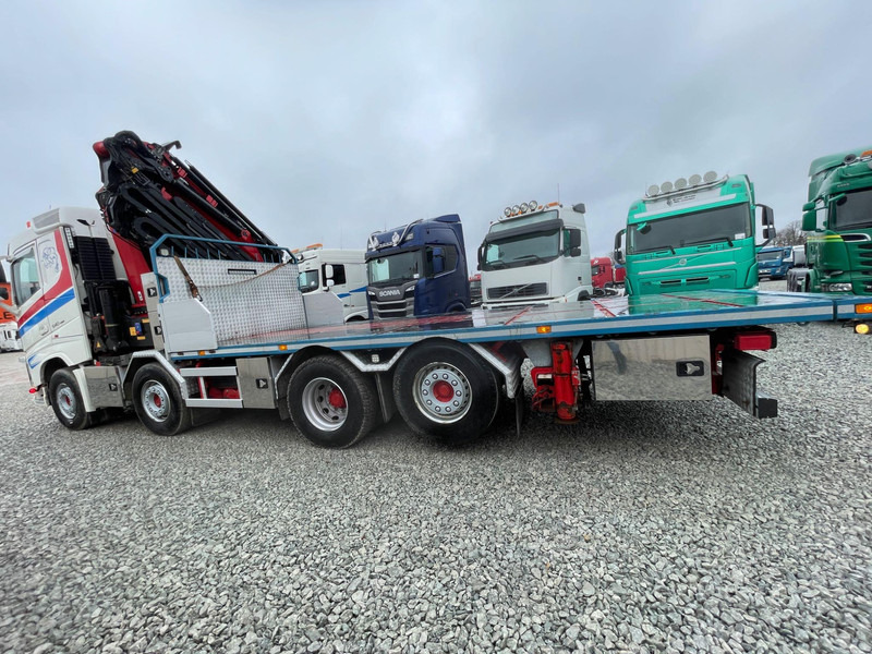 Dropside/ Flatbed truck, Crane truck Volvo FH 540 | 8x2 NOSTOTELI | HMF 8520 + JIBILLÄ vm 2019 | 215 000 km | TULOSSA: picture 6