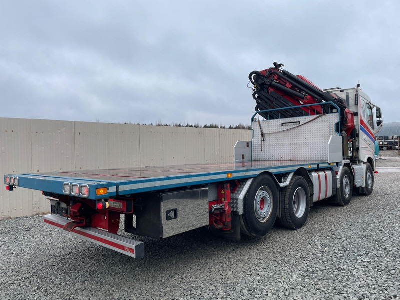 Dropside/ Flatbed truck, Crane truck Volvo FH 540 | 8x2 NOSTOTELI | HMF 8520 + JIBILLÄ vm 2019 | 215 000 km | TULOSSA: picture 4