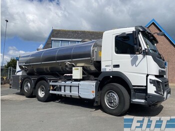 Tanker truck Volvo FMX 460 FMX460-6X2 HYDRODRIVE 14000L RVS ISO tank. 2 comp: picture 1