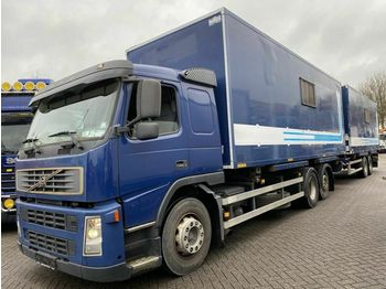 Container transporter/ Swap body truck Volvo FM 380 6X2 + NOYENS 2 AS AANHANGER + 2 POWER UNI: picture 1