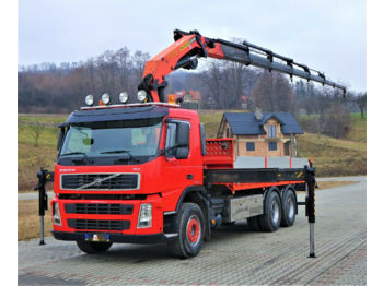 Dropside/ Flatbed truck Volvo FM 480 Pritsche 6,40m + Kran*6x4*: picture 1