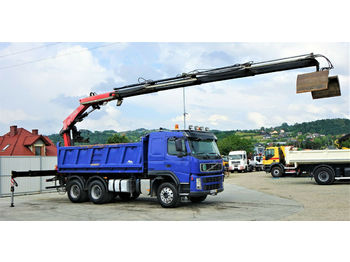Tipper, Crane truck Volvo FM 500 Kipper+Bordmatic 5,10m+Kran/FUNK!: picture 1