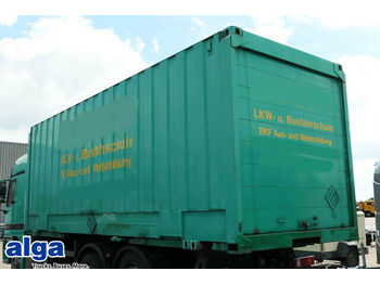 Container transporter/ Swap body truck Wechselkoffer, 7.400mm lang, Rolltor, 45m³: picture 1
