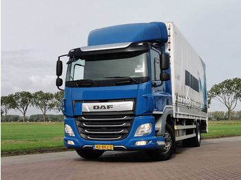 DAF CF 260 19t airco 2t lift - Curtain side truck: picture 1