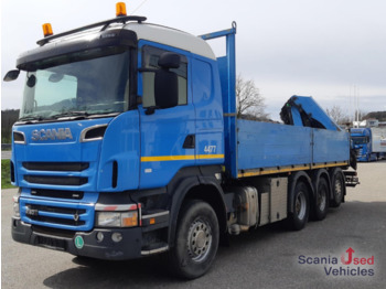 SCANIA R 500 LB8x4*4HSA PK 26000EH-E + JIB PJ060 A - Dropside/ Flatbed truck: picture 1