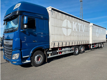 Curtain side truck DAF XF 480